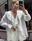 European Style Ruffled Casual Set
