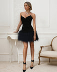 Chic Strapless Mini Dress with Ruffled Hem