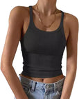 Summer Women's Crop Tank Top - Stylish and Trendy