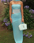 Vintage Strapless Slim Fit Dress