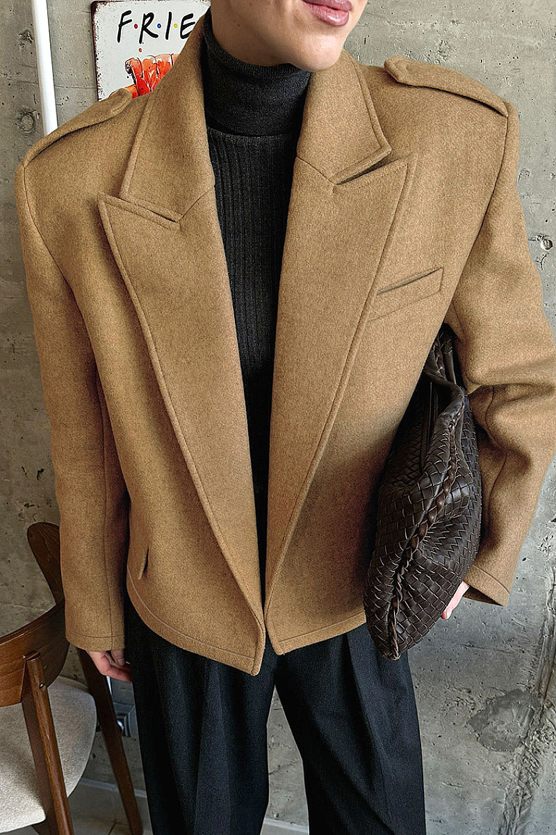 Stylish Warm Woolen Blazer for Women