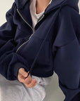 Stylish Warm Hooded Sweatshirt for Women