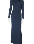 Elegant Hollow Design Long Dress
