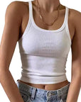 Summer Women's Crop Tank Top - Stylish and Trendy