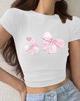 Summer T-Shirt with High Waist Pants