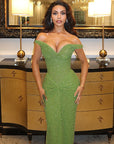 Summer Sexy Off-Shoulder Dress with Waist Design