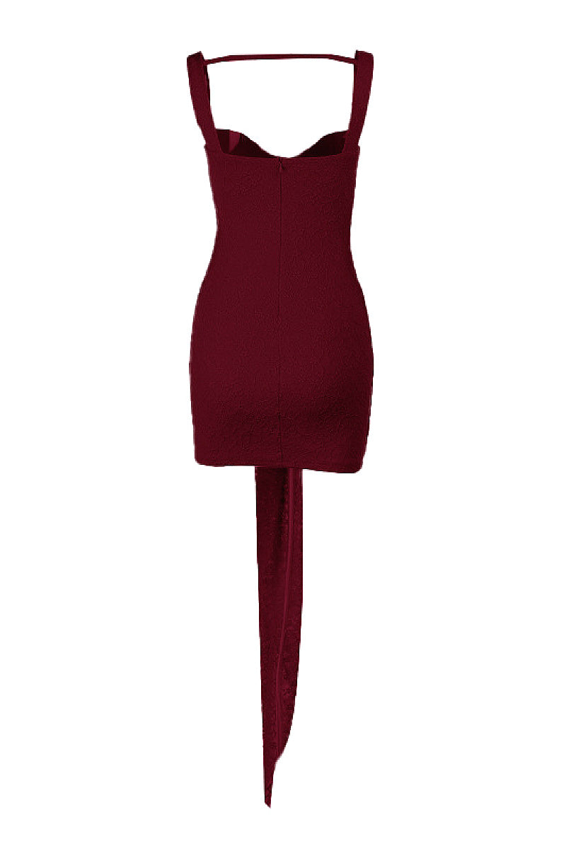Lace Backless Spaghetti Strap Dress