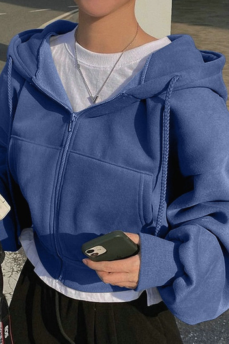 Stylish Warm Hooded Sweatshirt for Women