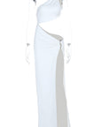 Summer Sexy Beach Dress with Asymmetrical Design