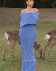 Elegant Off-Shoulder Bodycon Dress for Fall