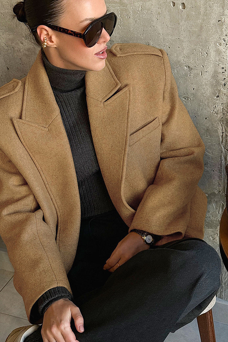 Stylish Warm Woolen Blazer for Women