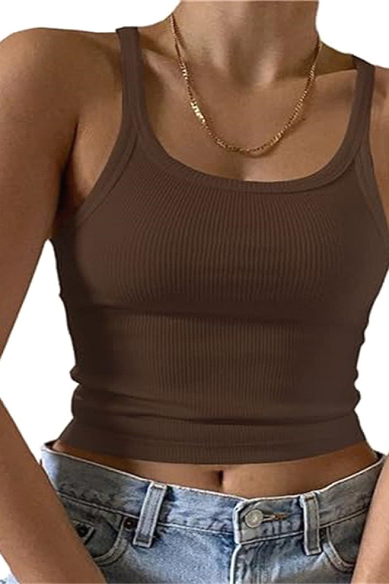 Summer Women's Crop Tank Top - Stylish and Trendy