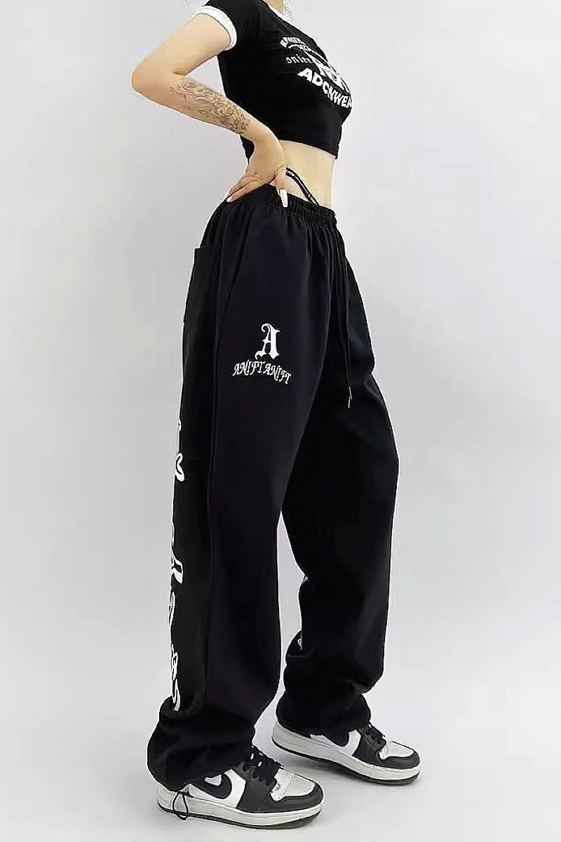 Trendy Street Style Loose Fit Sweatpants