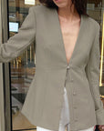 Elegant Women's Blazer for Autumn and Winter