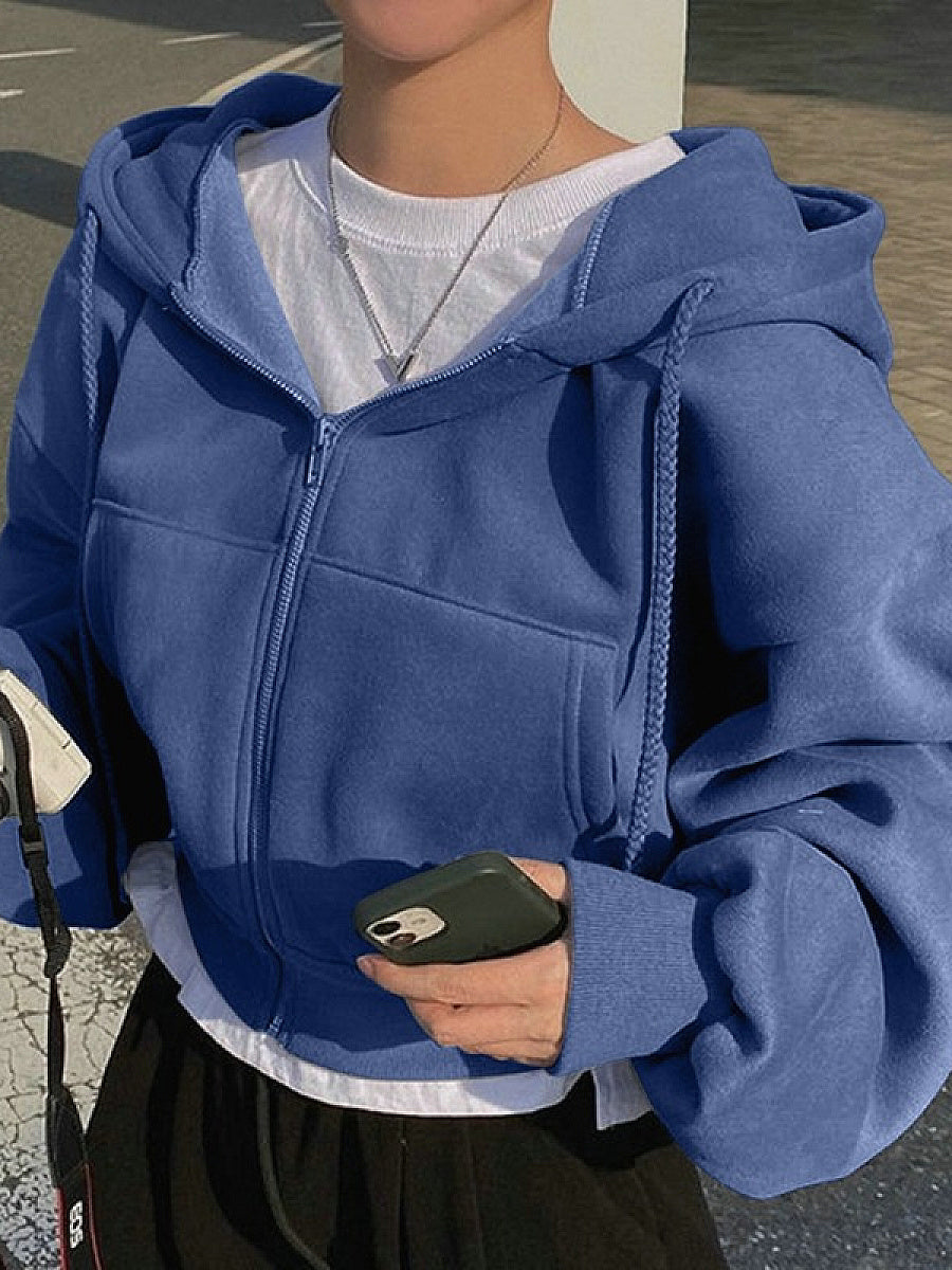 Stylish Warm Hooded Sweatshirt for Women
