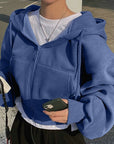 Stylish Warm Hooded Sweatshirt for Women