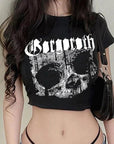 Trendy Short Sleeve Crop Top for Women