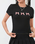 Trendy Summer T-Shirt with High Waist Pants
