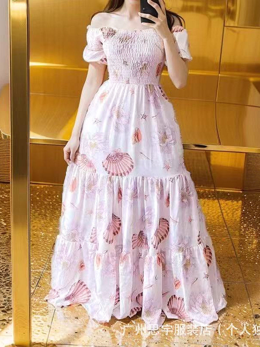 2025 Spring Summer Elegant Floral Dress