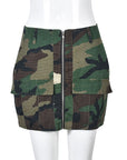 Fashion Camouflage Mini Skirt for Women