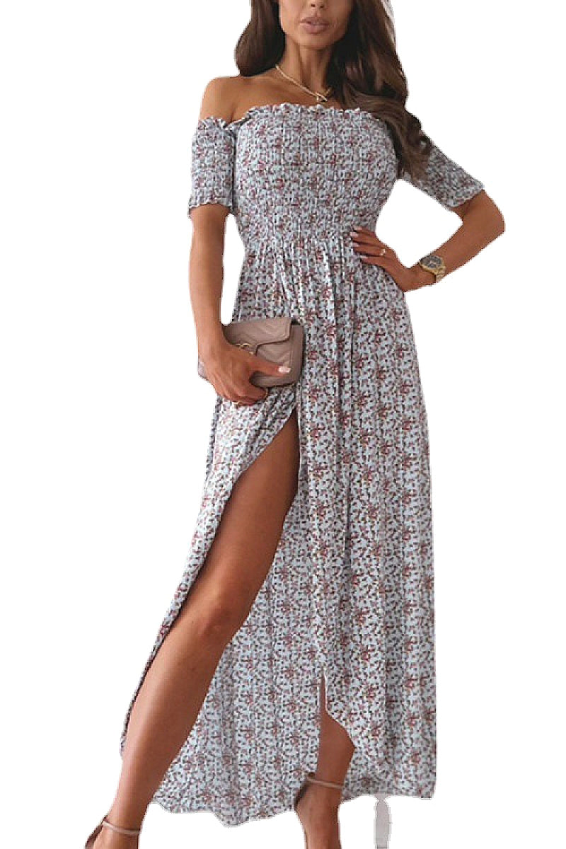 Summer New Floral Navy Sexy Dress