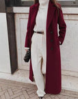 2026 Autumn Winter Women's Long Solid Color Coat
