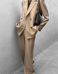 Casual Loose Suit Pants Set for Women
