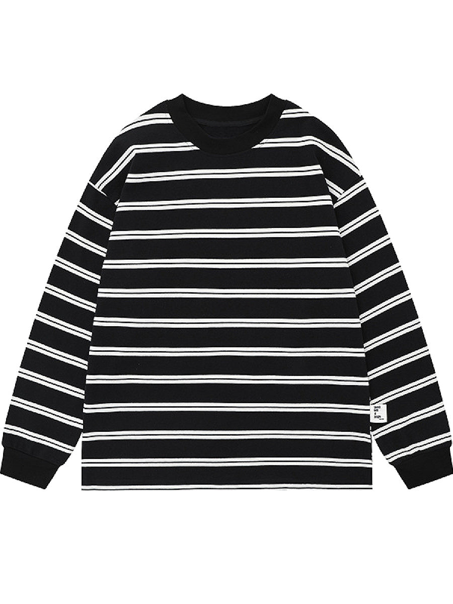 HeyHenry Vintage American Striped Long Sleeve T-Shirt