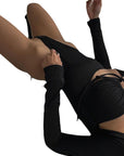 Summer Sexy Hollow Out Long Sleeve Bodysuit