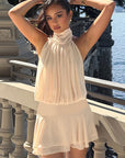 Chic Halter A-Line Dress for Women