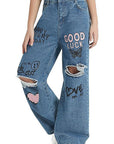Trendy Wide Leg Jeans for Kids