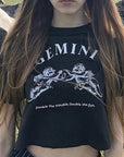 Trendy Short Sleeve Crop Top for Women