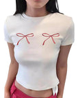Trendy Summer T-Shirt with High Waist Pants
