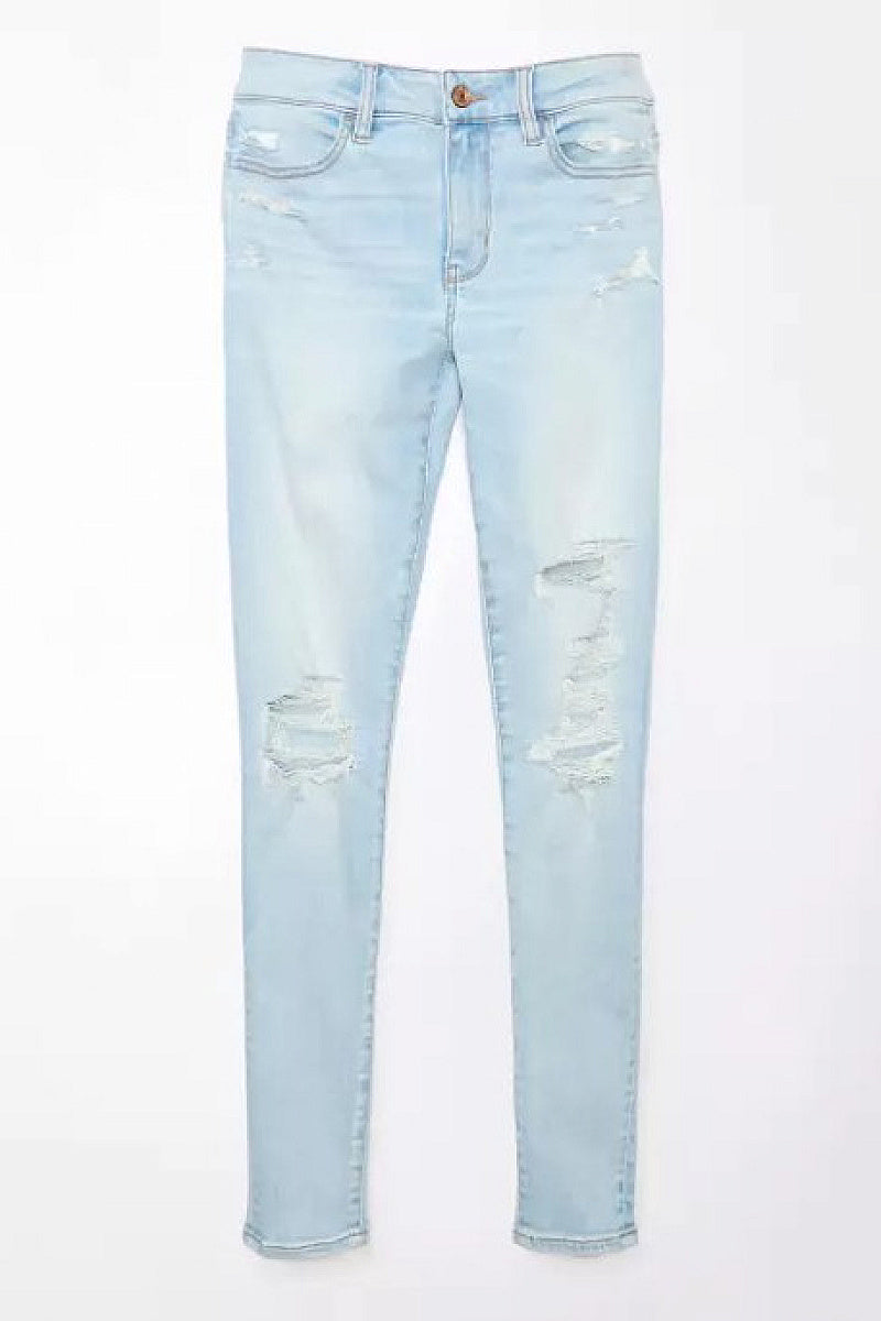 Women's Slim Fit Stretchy Ripped Jeans