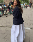 Trendy Solid Color Casual Balloon Pants for Women