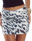 Stylish Leopard Print Bodycon Skirt for Women