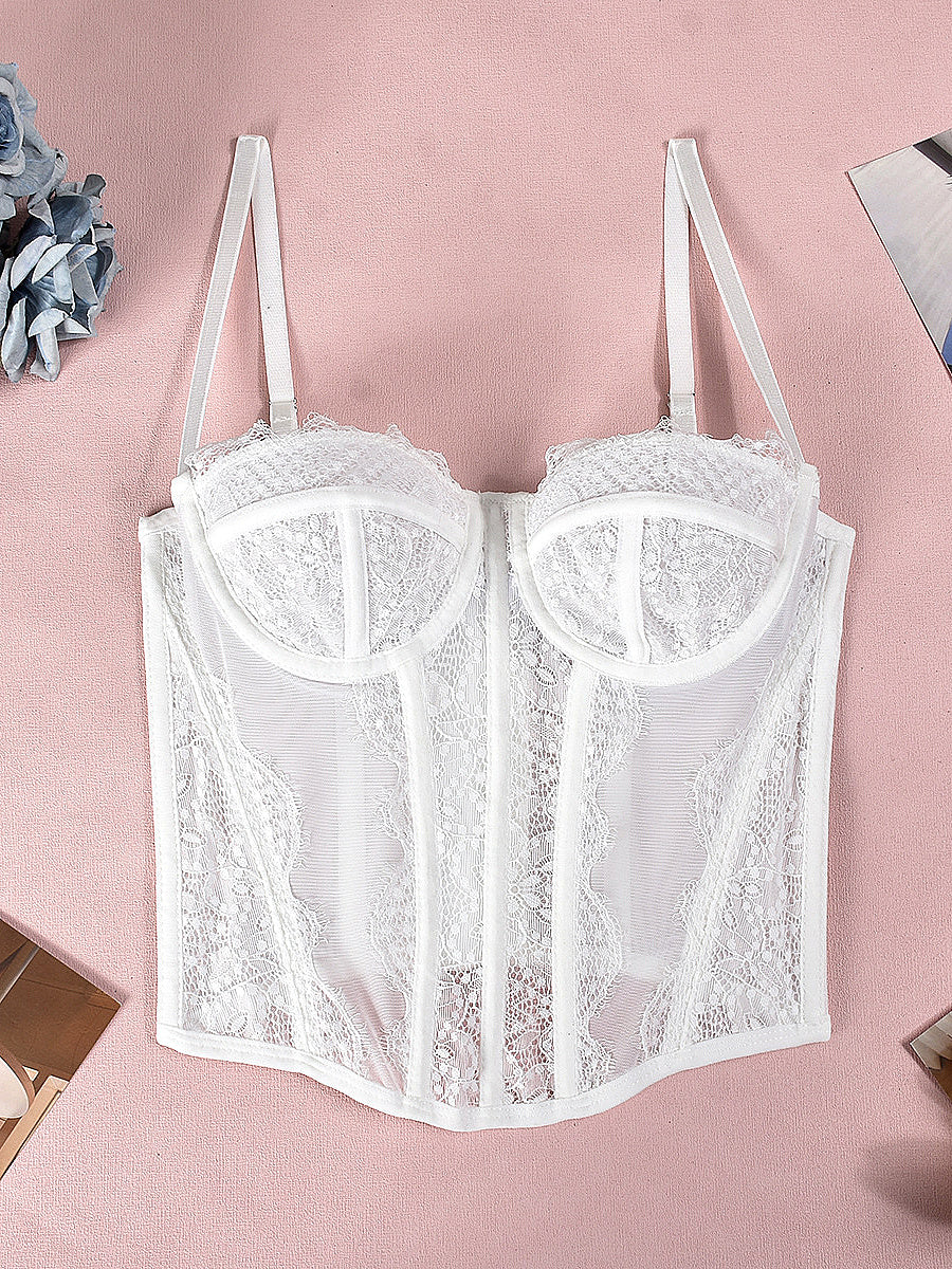 Nazada Sexy Lace Bodice Backless Camisole