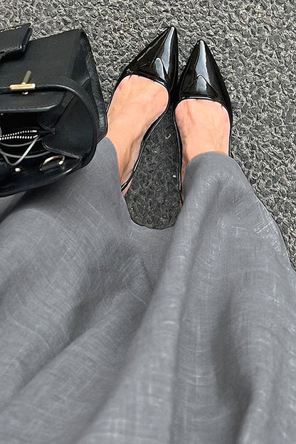 Parisienne A-Line Midi Skirt