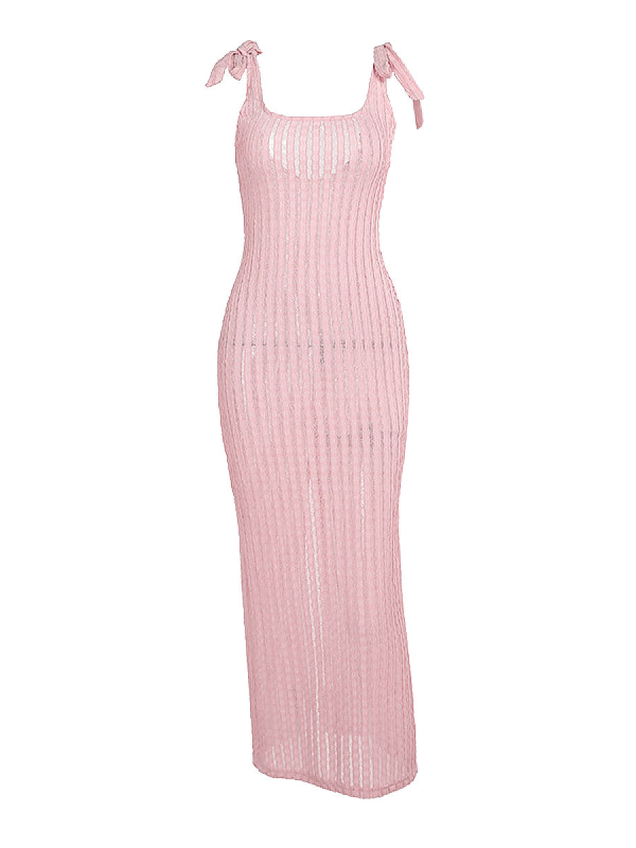 Fashionable U-Neck Bodycon Dress for Women
