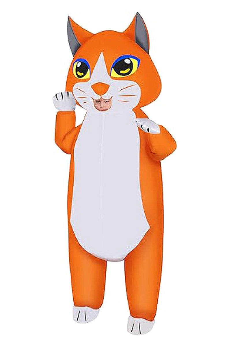 Inflatable Cat Costume for Parties and Cosplay