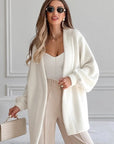 Elegant White Faux Fur Coat for Women