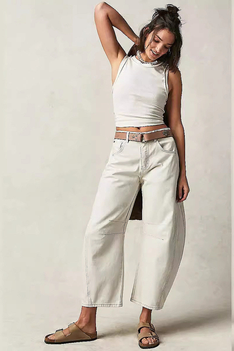 Casual Loose Wide Leg Jeans for Women