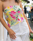 Colorful Sexy Printed Top for Summer Beach