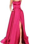 2023 New Long Bridesmaid Dress with Train