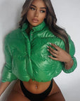 Trendy Women's Long Sleeve Cotton Jacket
