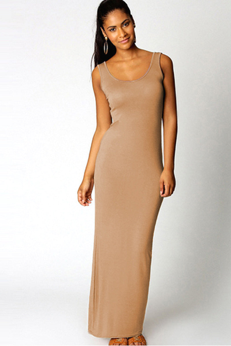 Elegant Summer Casual Sleeveless Maxi Dress