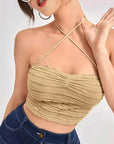 Stylish Low-Cut Sleeveless Top for Women