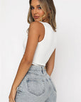 Summer Women's Sleeveless V-Neck Top