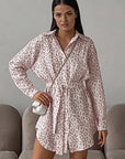 Spring Chiffon Cotton Leopard Print Shirt