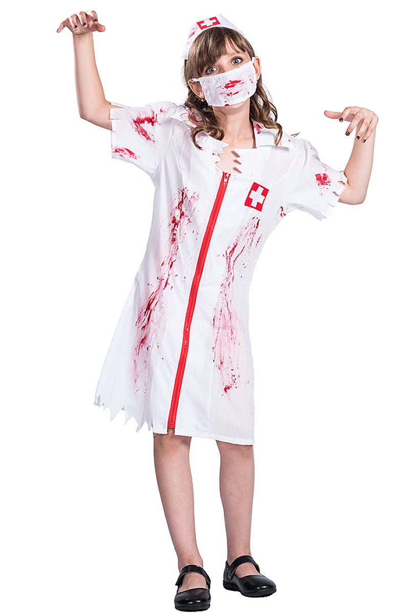 Halloween Blood Nurse Costume for Role Play